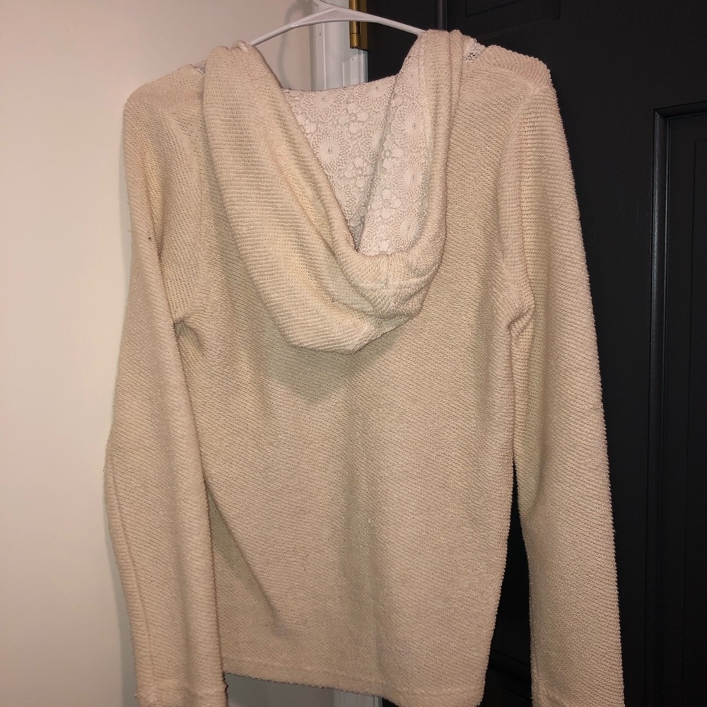 Hollister lace sweatshirt